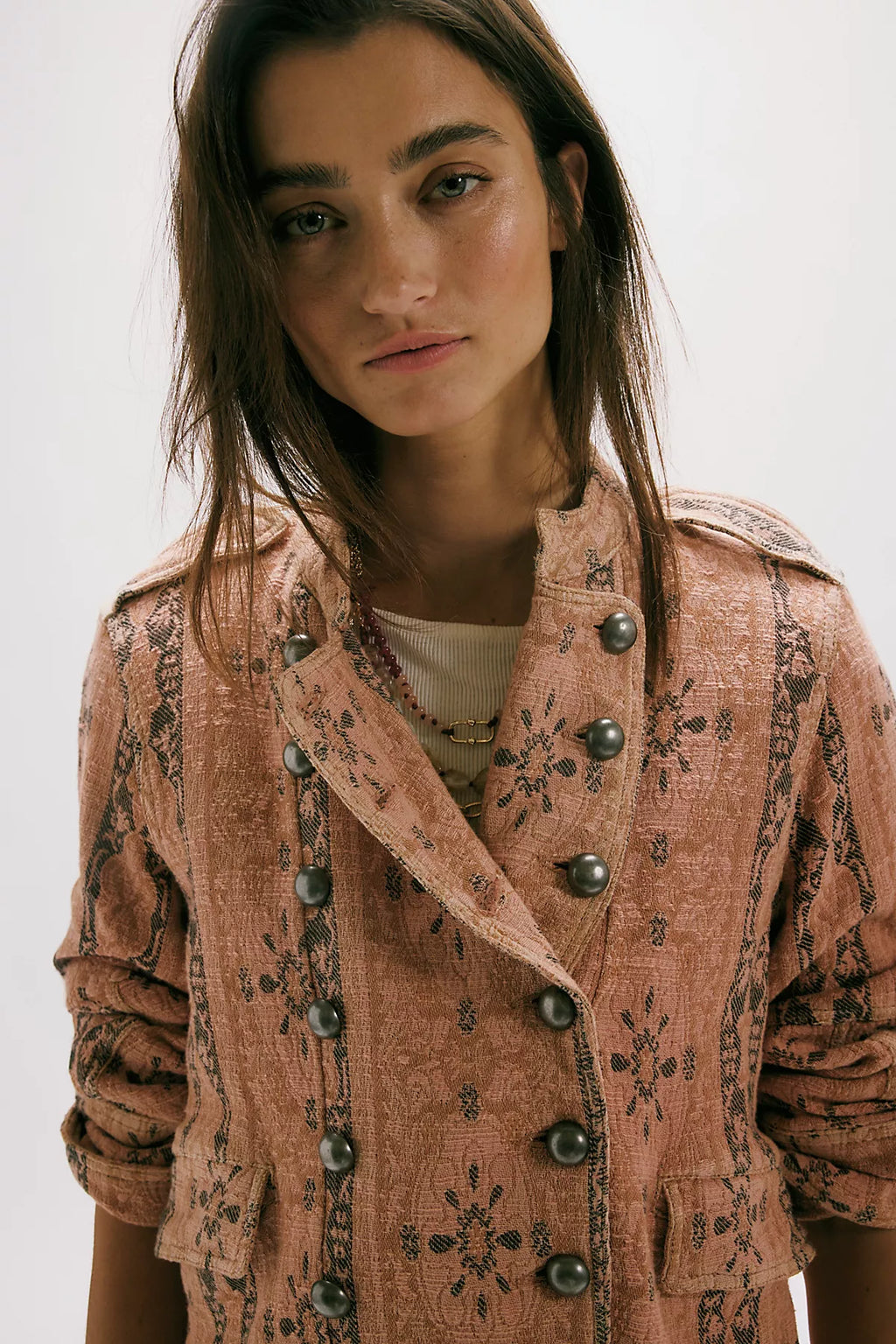 Lotty Jacquard Band Jacket