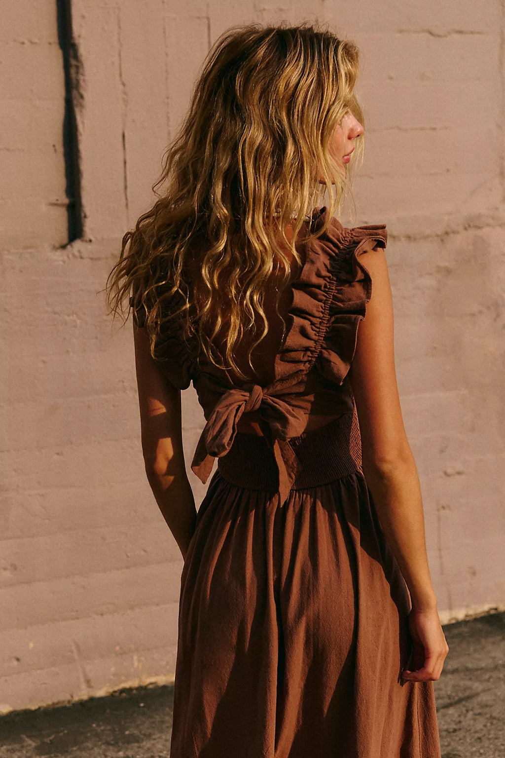 Ruffle It Up Midi Dress