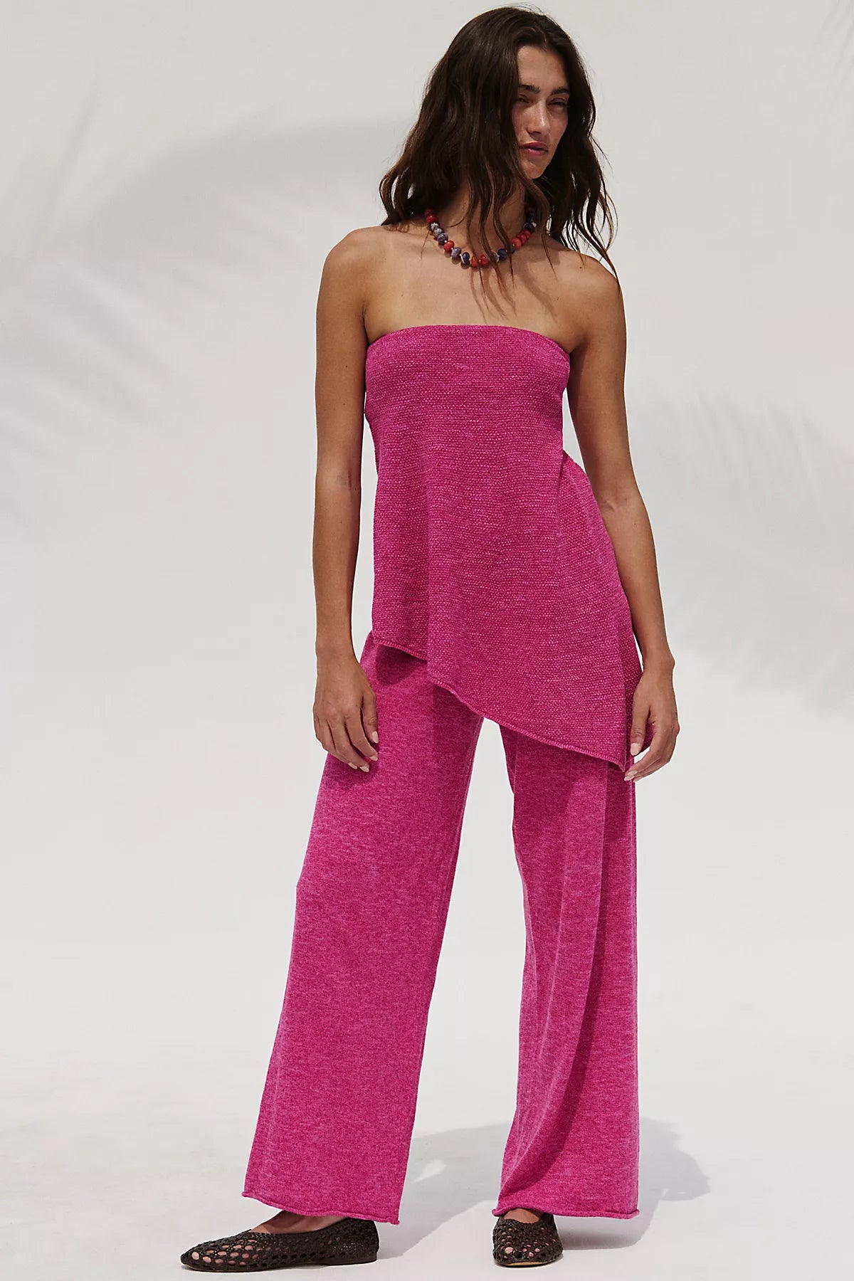 Krista Cotton-Linen Sweater Set