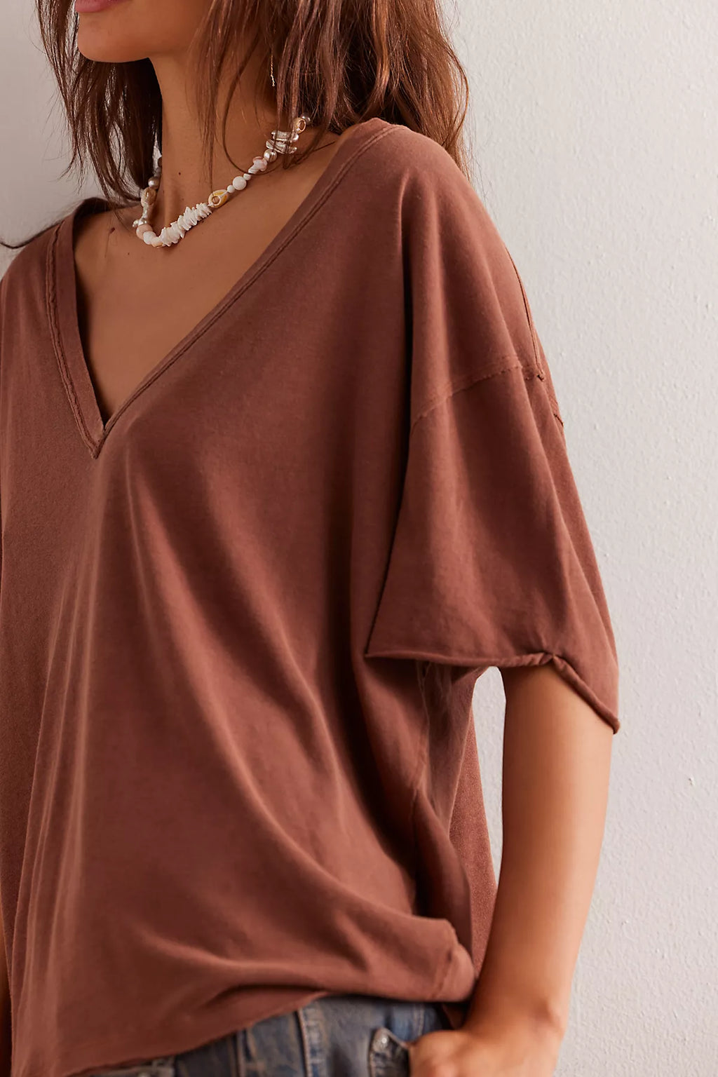 We The Free Nina V-Neck Tee