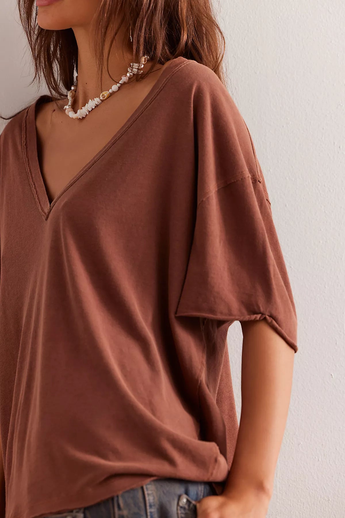 We The Free Nina V-Neck Tee