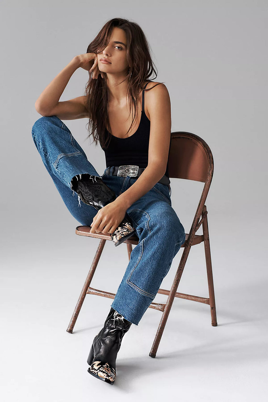 We The Free Risk Taker Mid-Rise Jeans