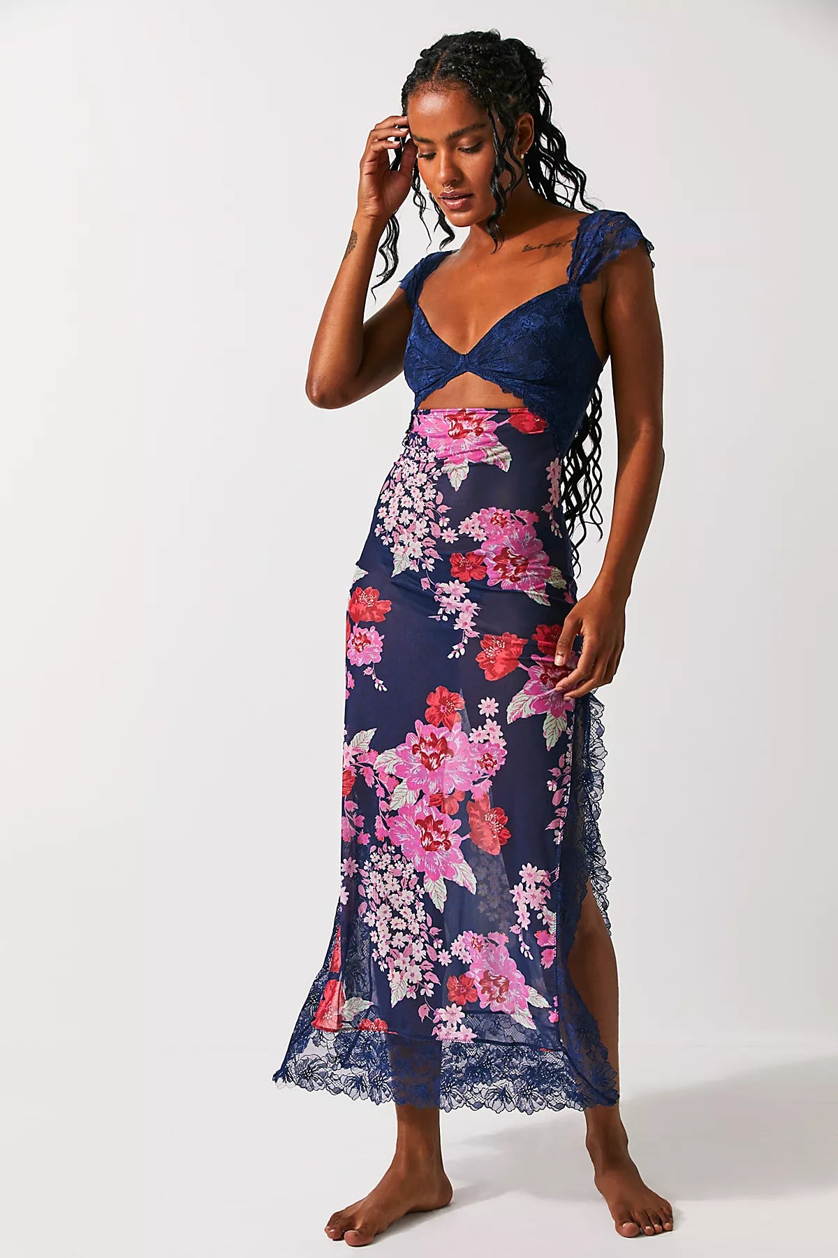 Suddenly Fine Maxi Slip Dress