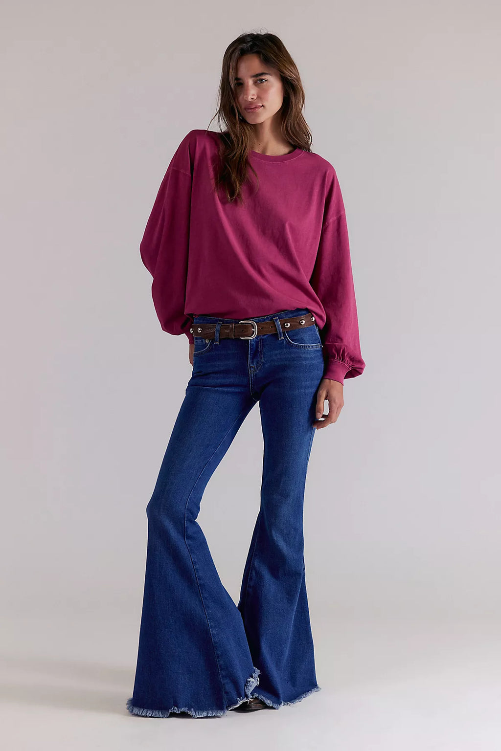 We The Free Emre Low-Rise Flare Jeans