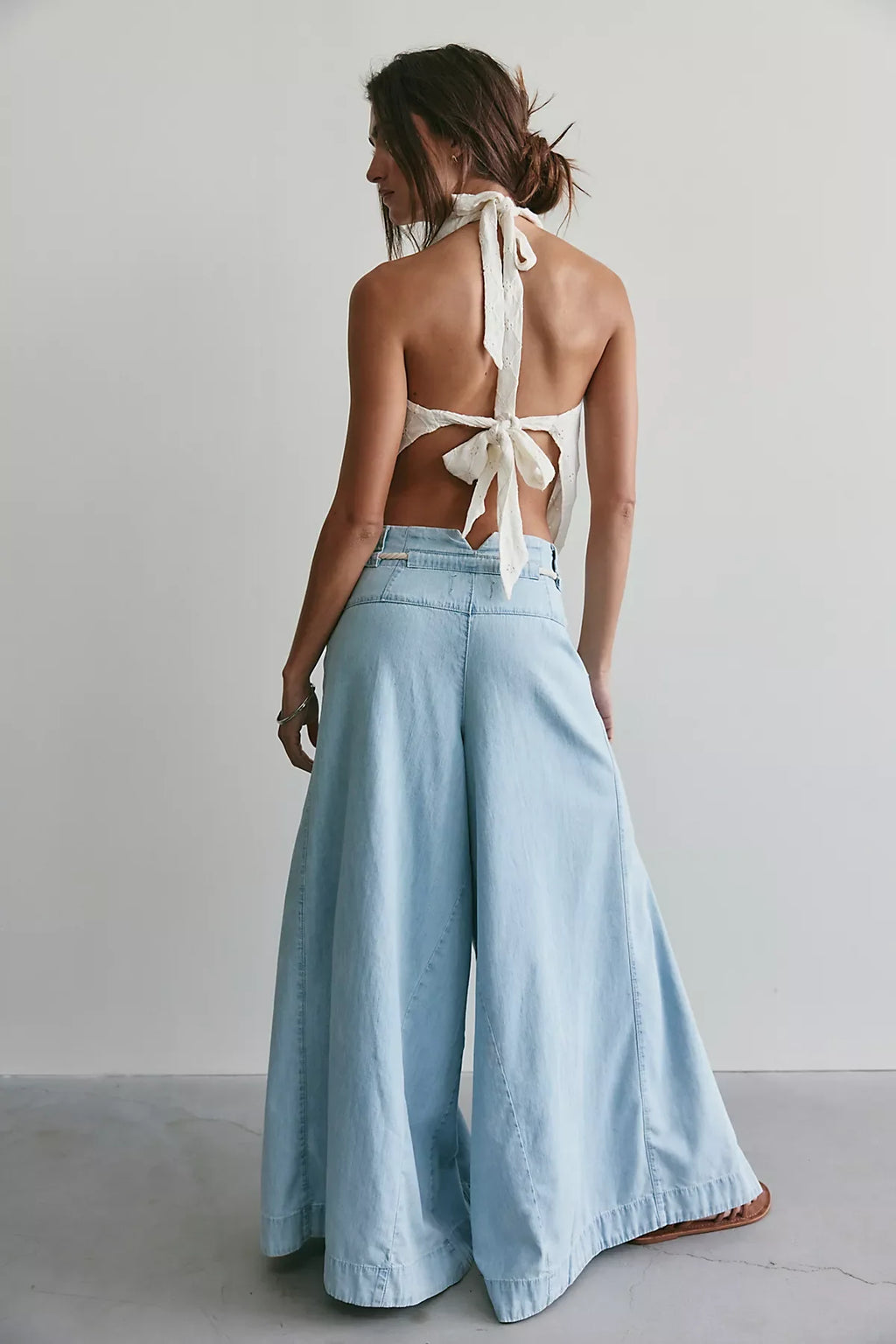 We The Free Harbor Wrap Wide Leg Jeans
