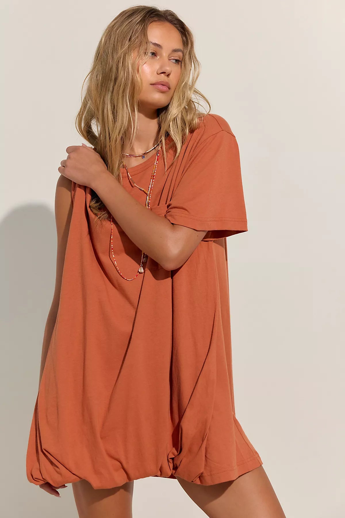 Shorebound Cotton-Jersey Mini Dress