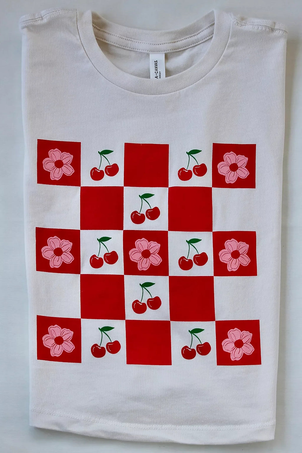 Overseasoned Cherry Picnic Crop Tee