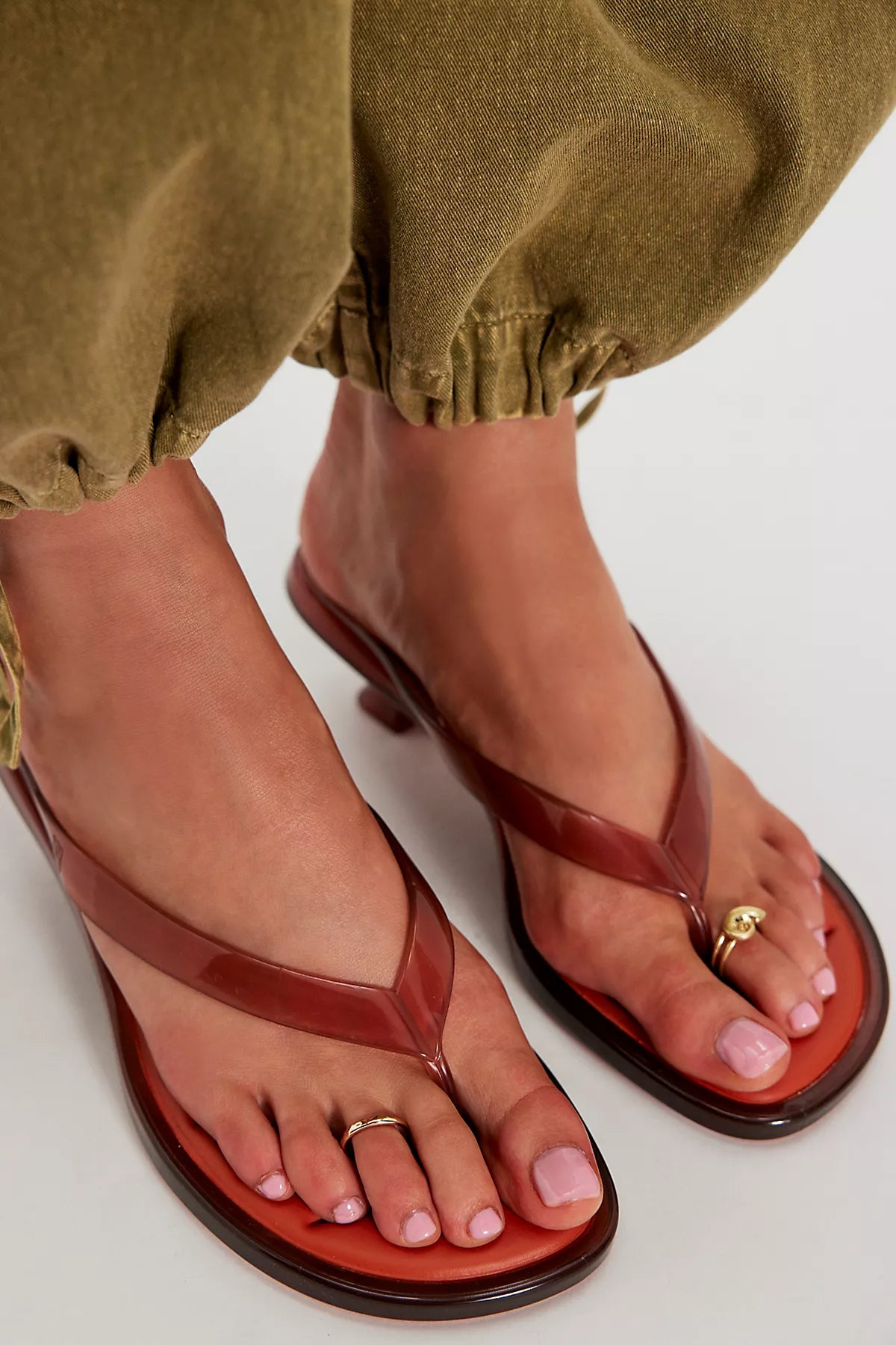 Melissa Flip Flop Kitten Heels