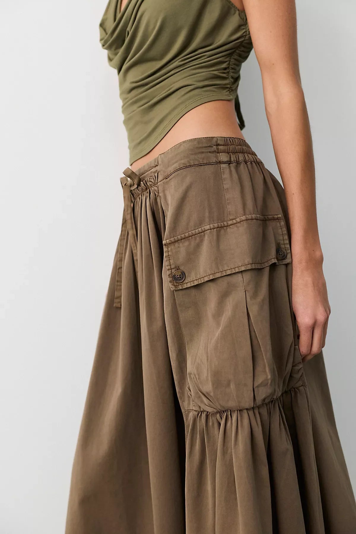 We The Free Trailblazer Cargo Midi Skirt