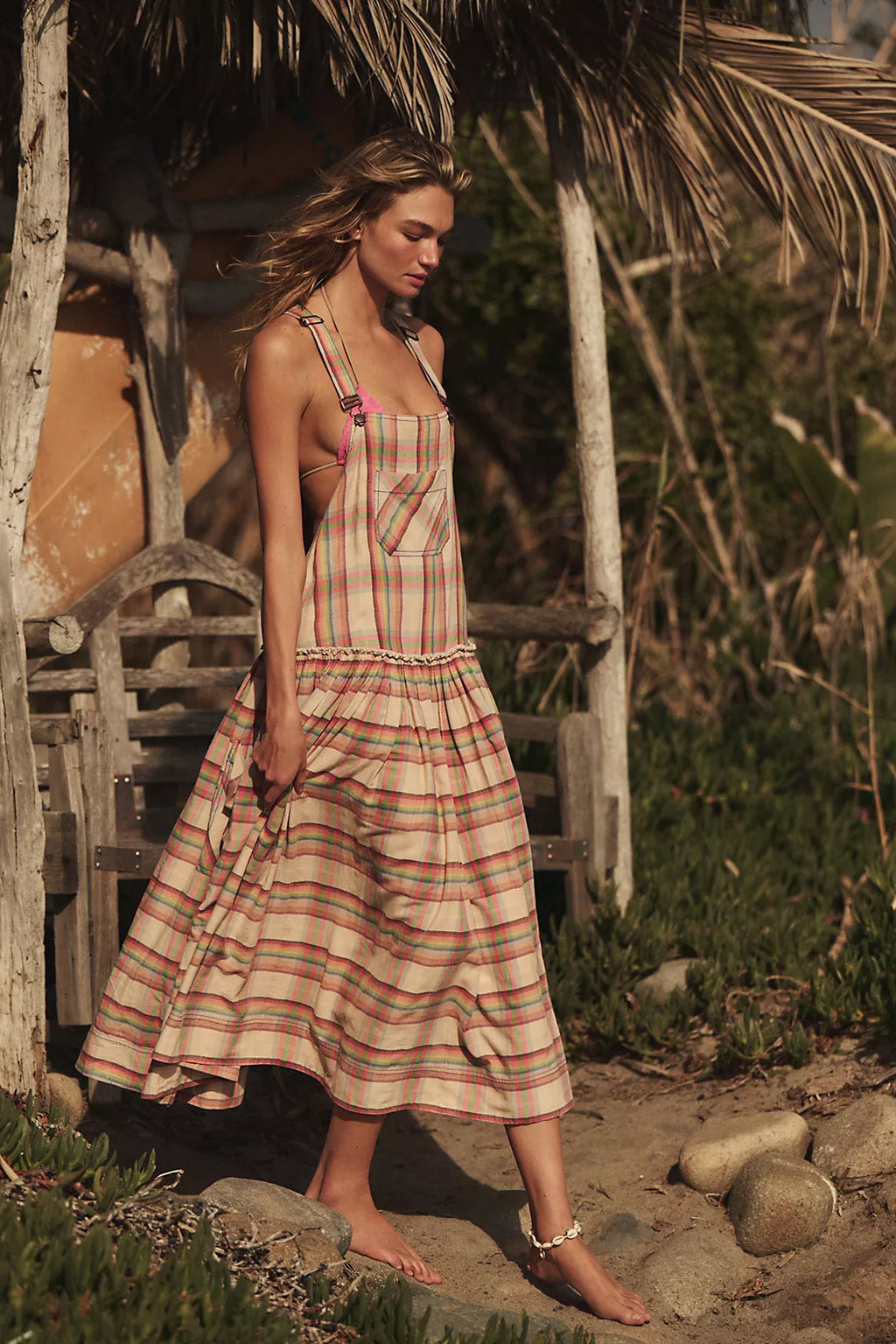 Avery Overall Midi Dress