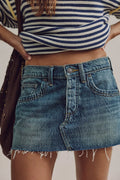 We The Free Lainey Low-Rise Mini Skirt