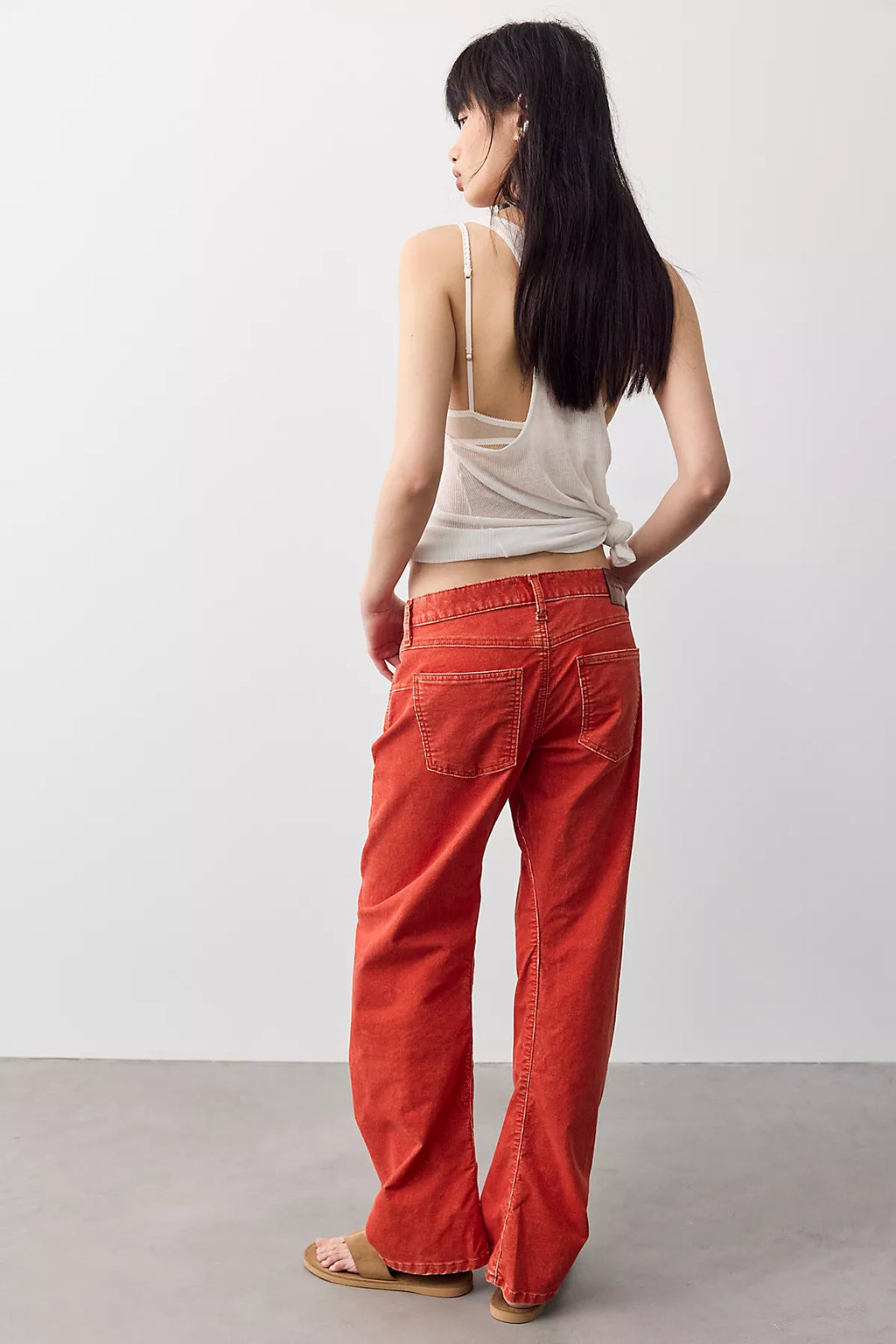 We The Free Fable Washed Cord Twisted Jeans