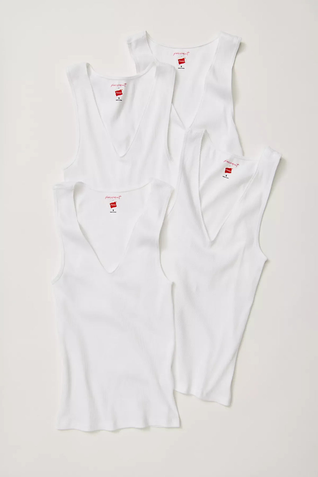 Hanes x FP Movement Ribbed Tank 4-Pack