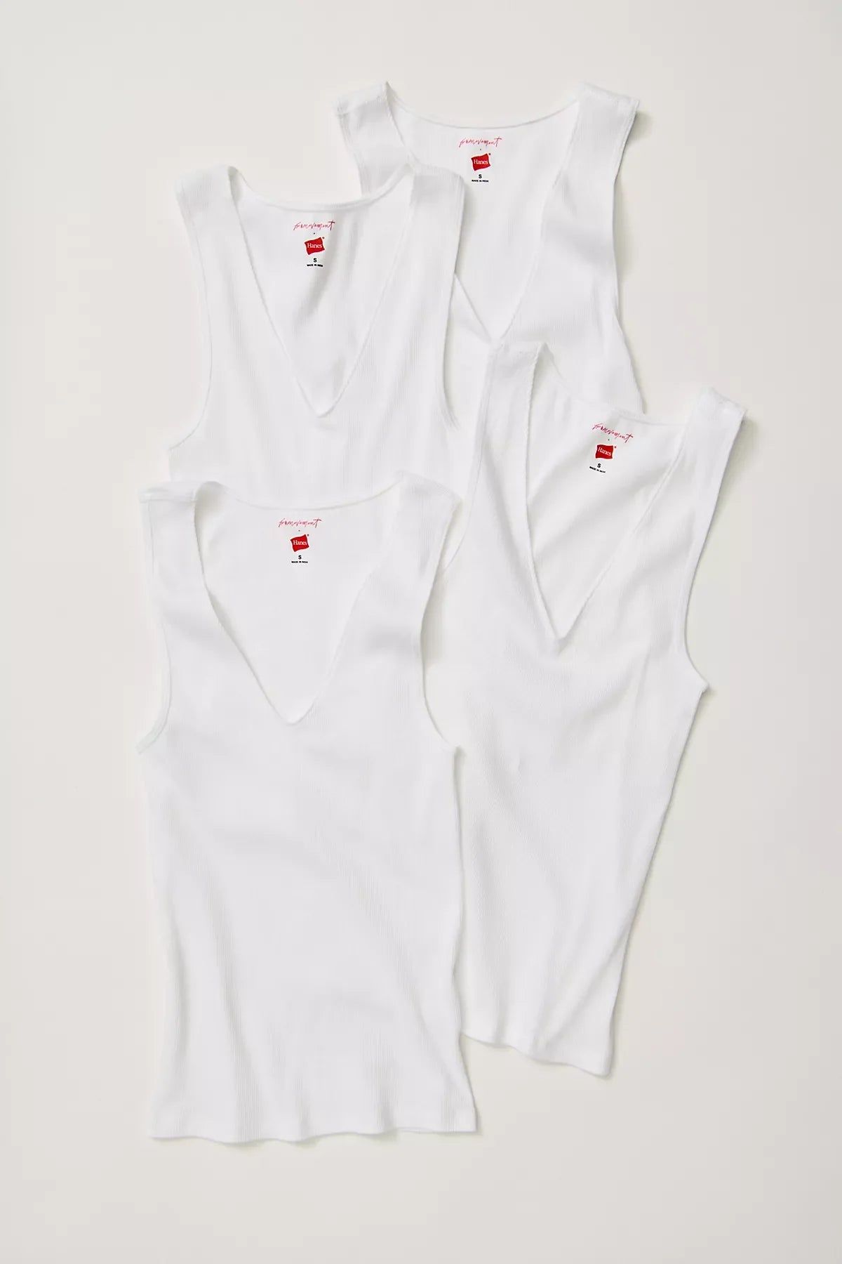Hanes x FP Movement Ribbed Tank 4-Pack