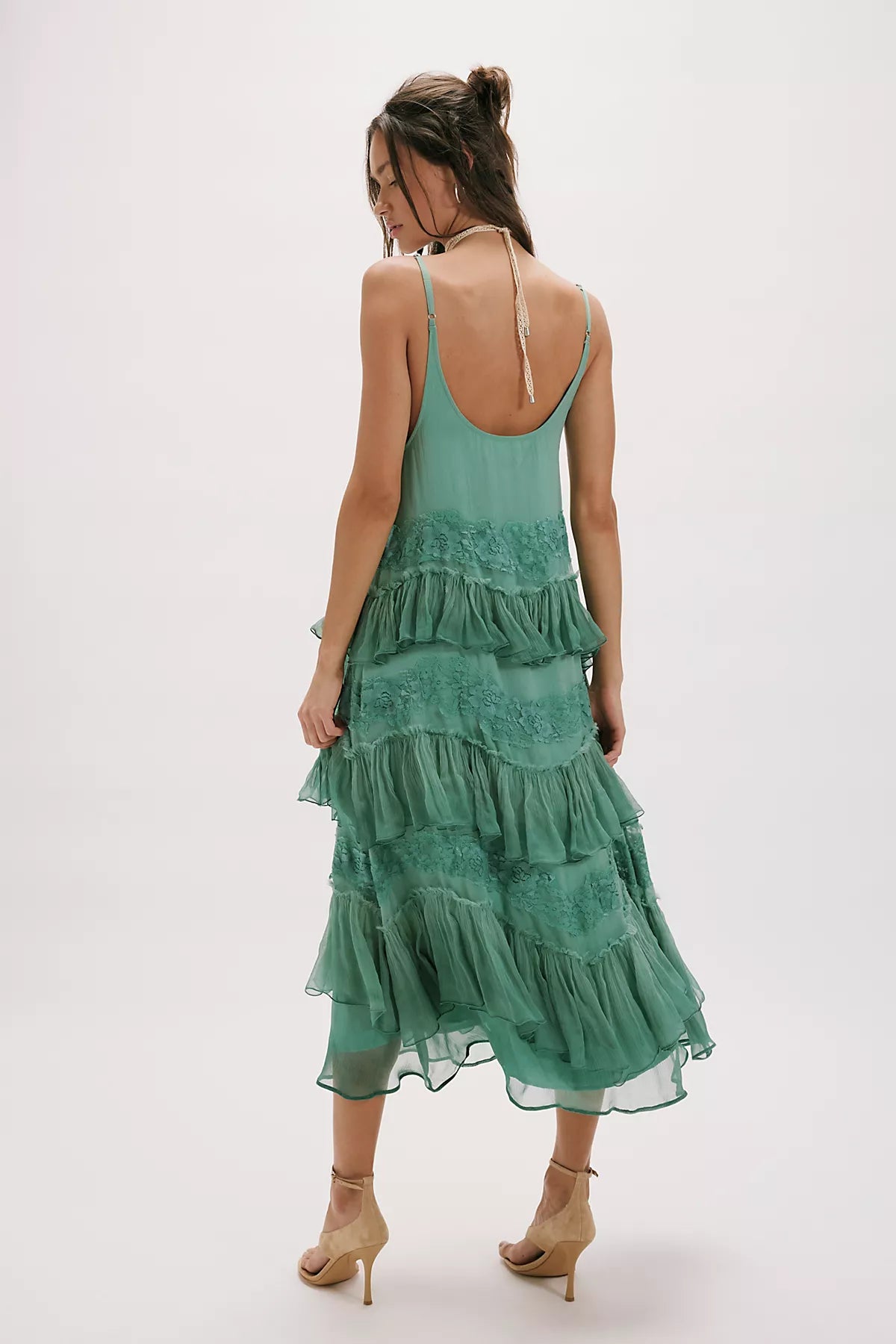 Nigel Preston Tiered Midi Dress