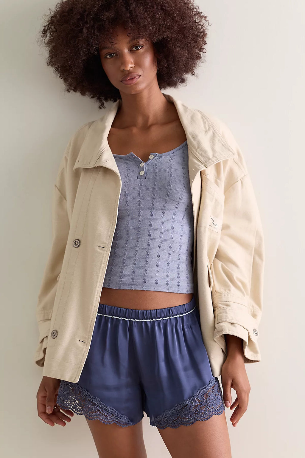 So Soft Pointelle Henley Top
