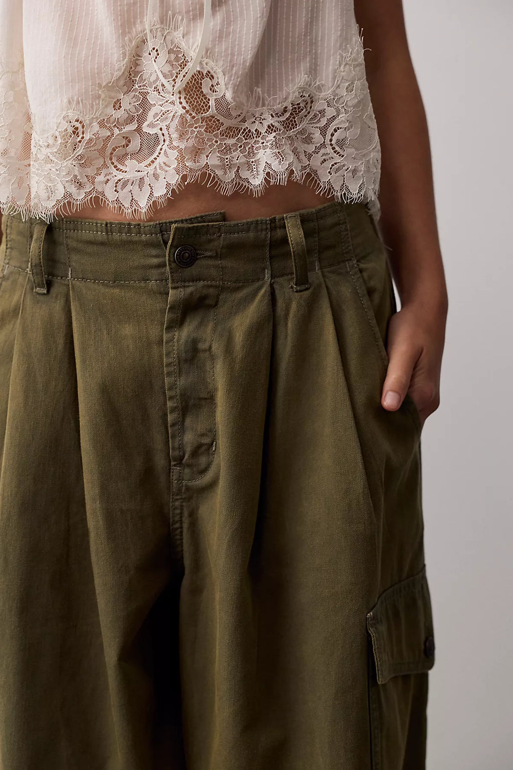 We The Free Wild Winds Cinched Wide-Leg Jeans
