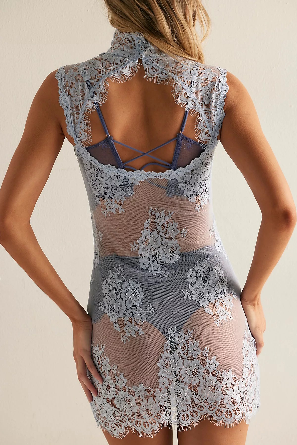 One More Time Mini Slip Dress