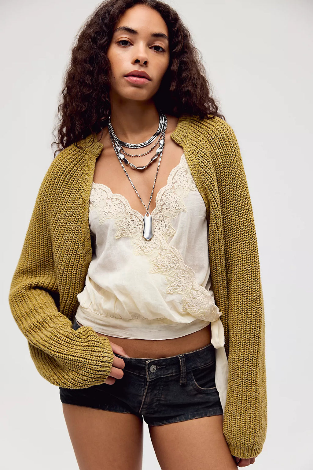 We The Free Easy Knit Cotton Shrug
