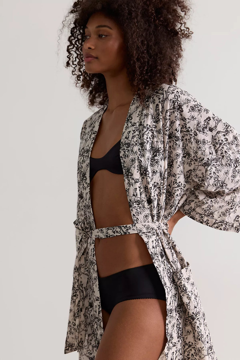 Only Hearts Printed Kimono
