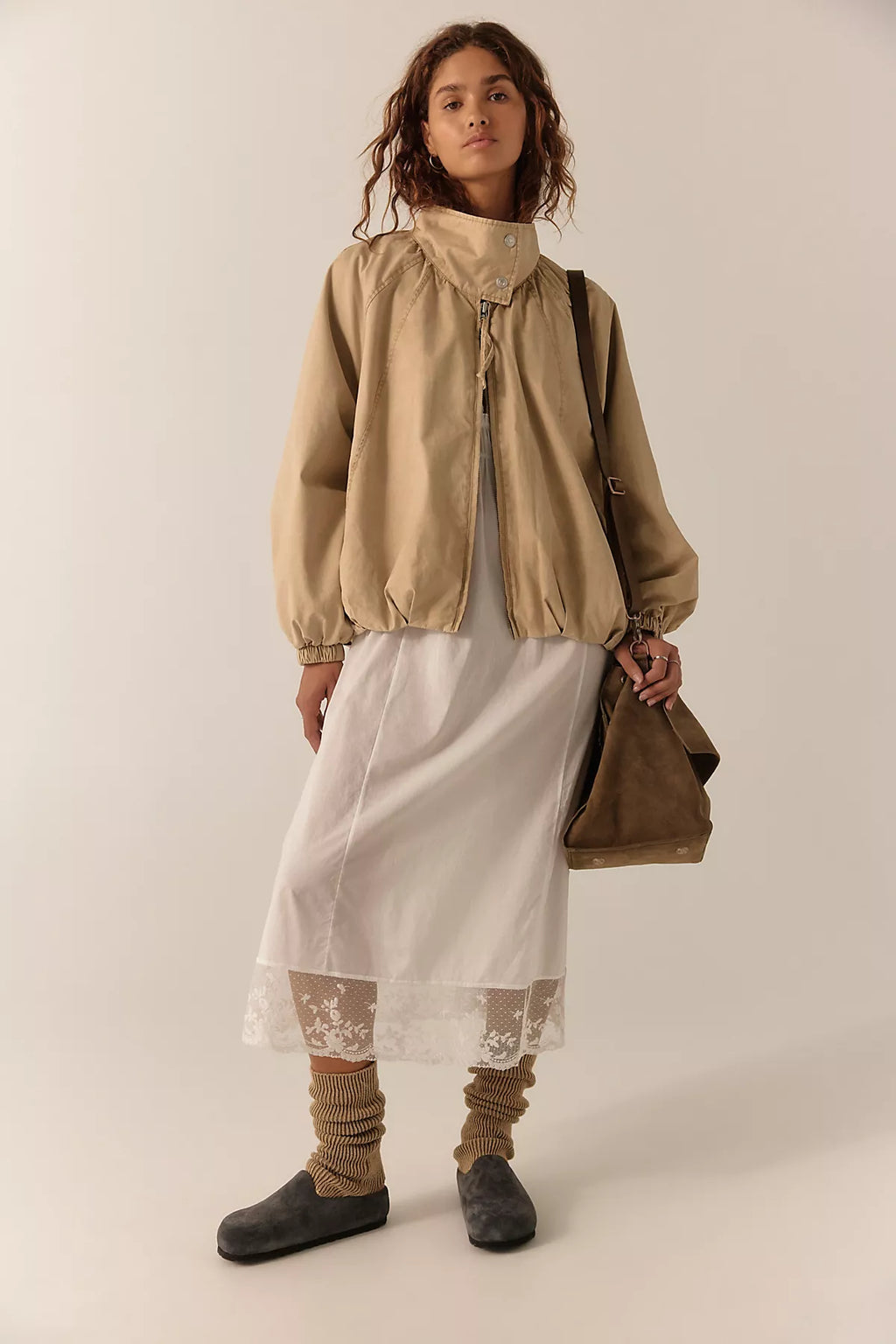 Chelsea Funnel-Neck Jacket