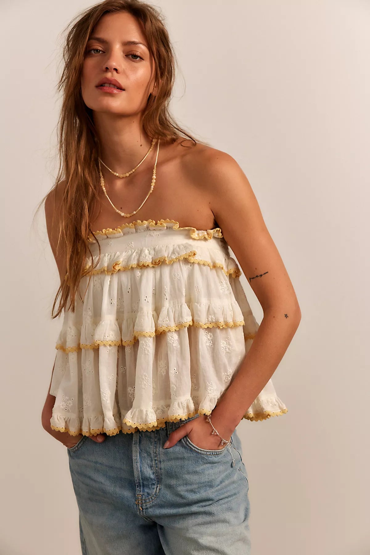 We The Free Daisy Drift Tube Top