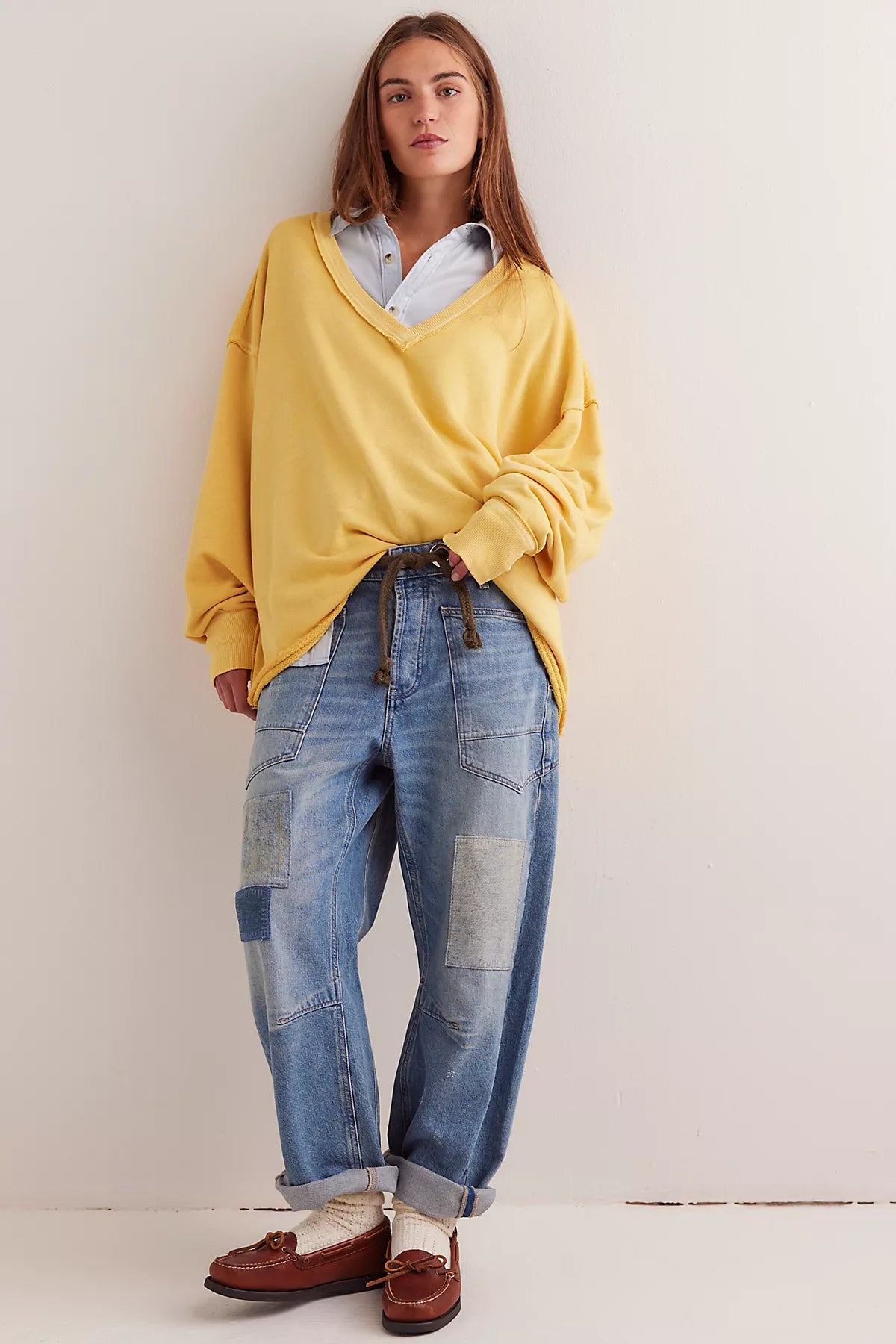 We The Free Venice V-Neck Sweatshirt