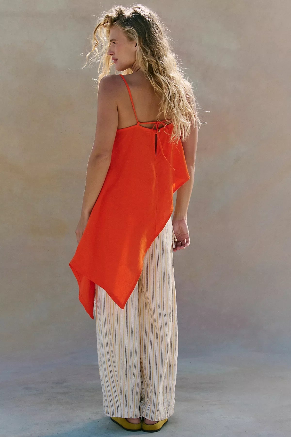 Sandshell Linen Delia Top
