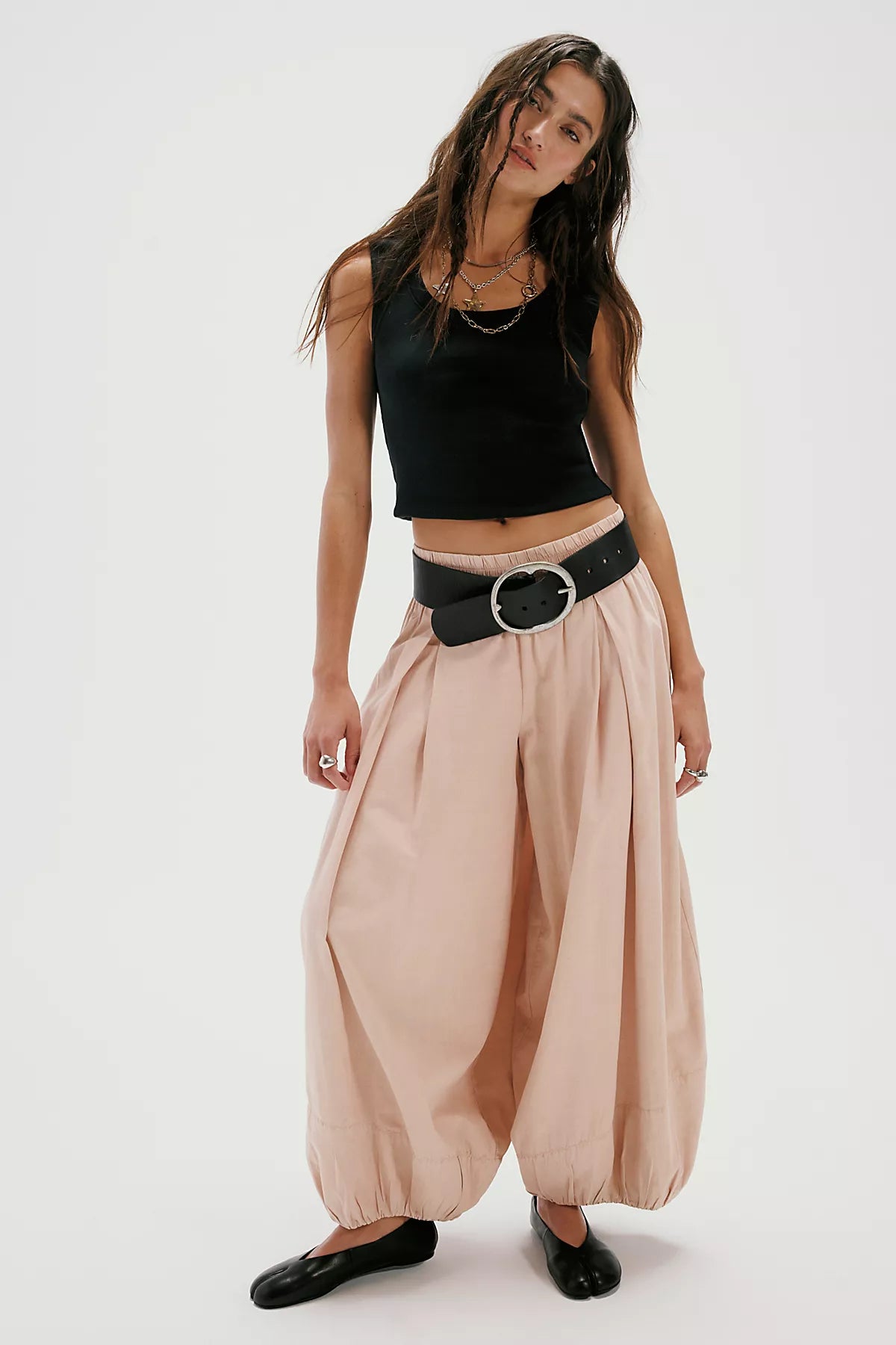 Moonflower Pull-On Balloon Pants
