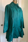 Vintage Green London Fog Swing Coat Selected By KA.TL.AK