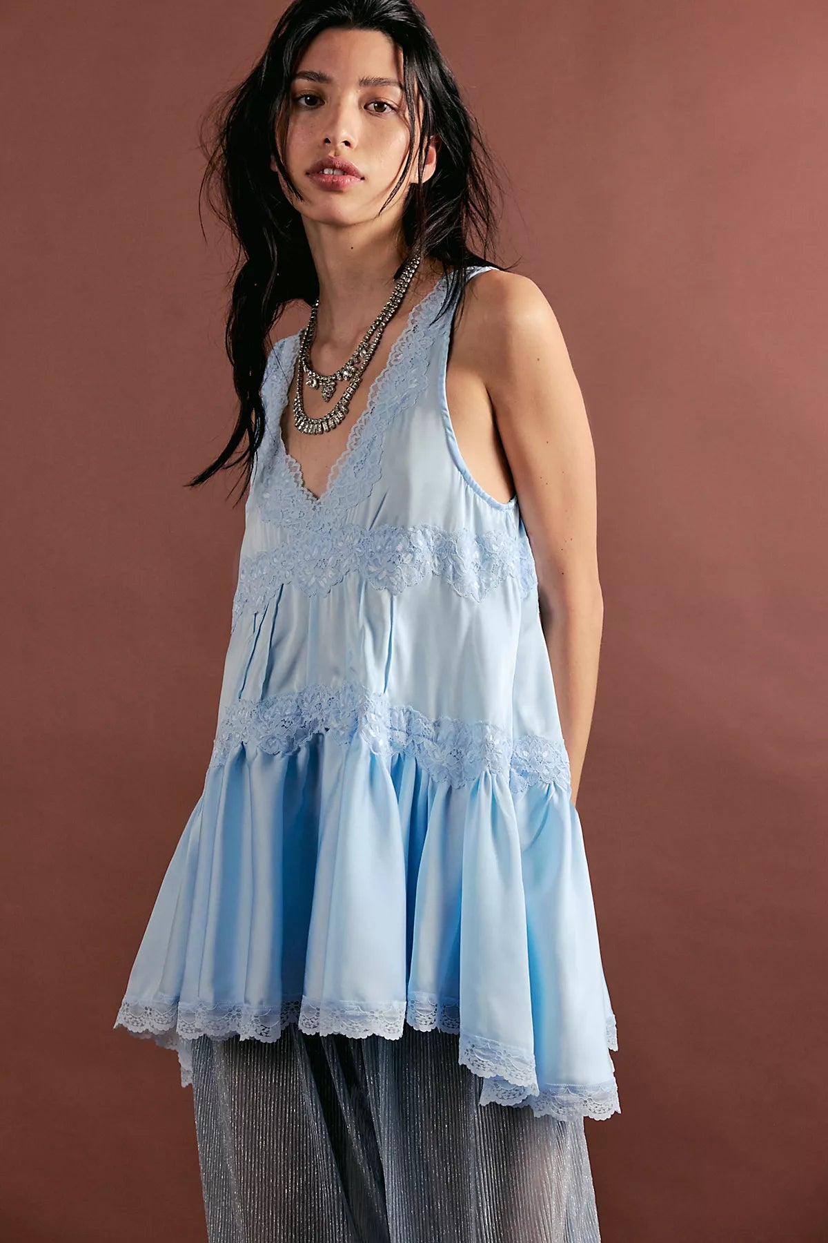 In This Groove Mini Slip Dress