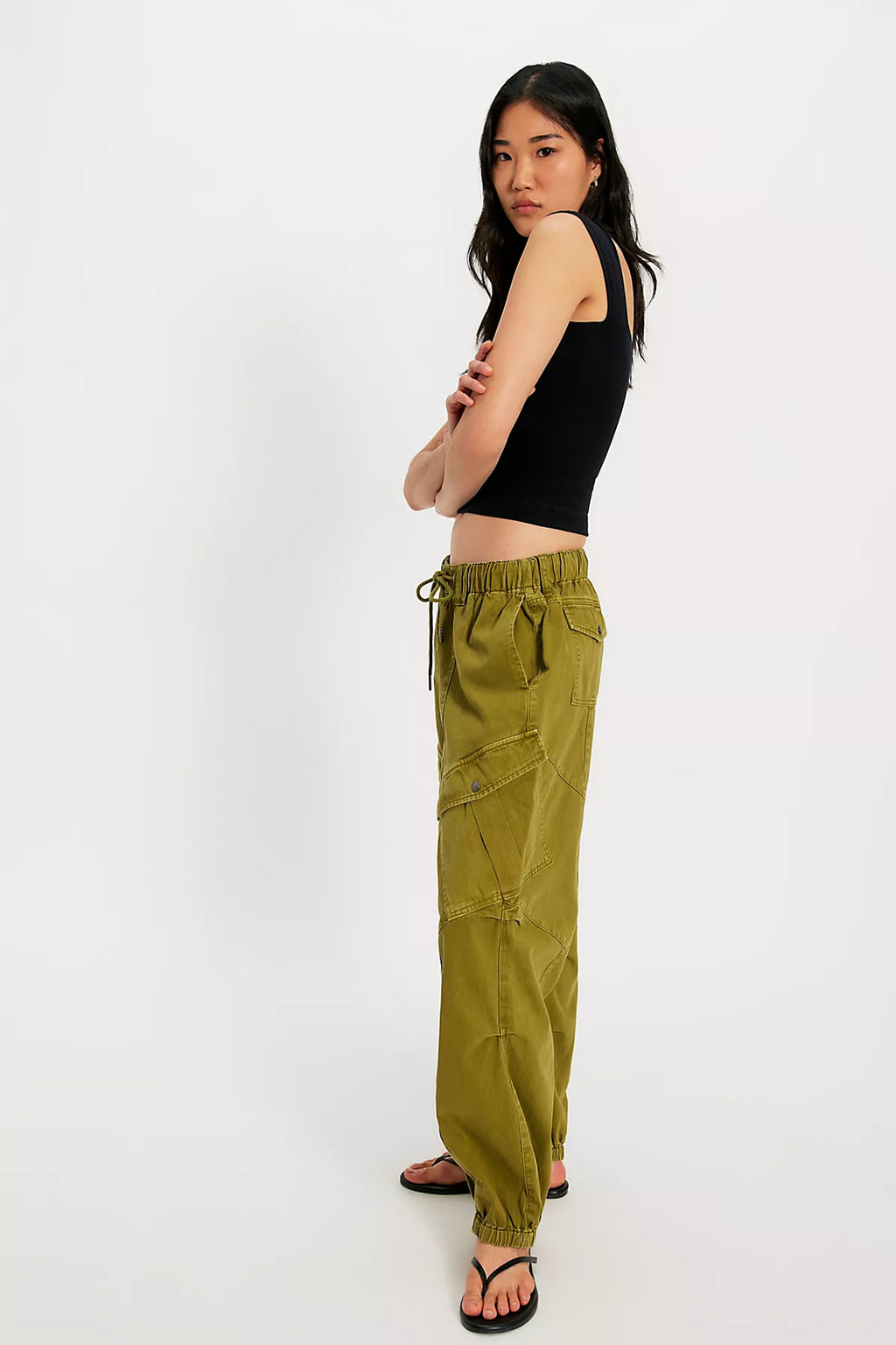 OneTeaspoon Drawstring Flight Jeans