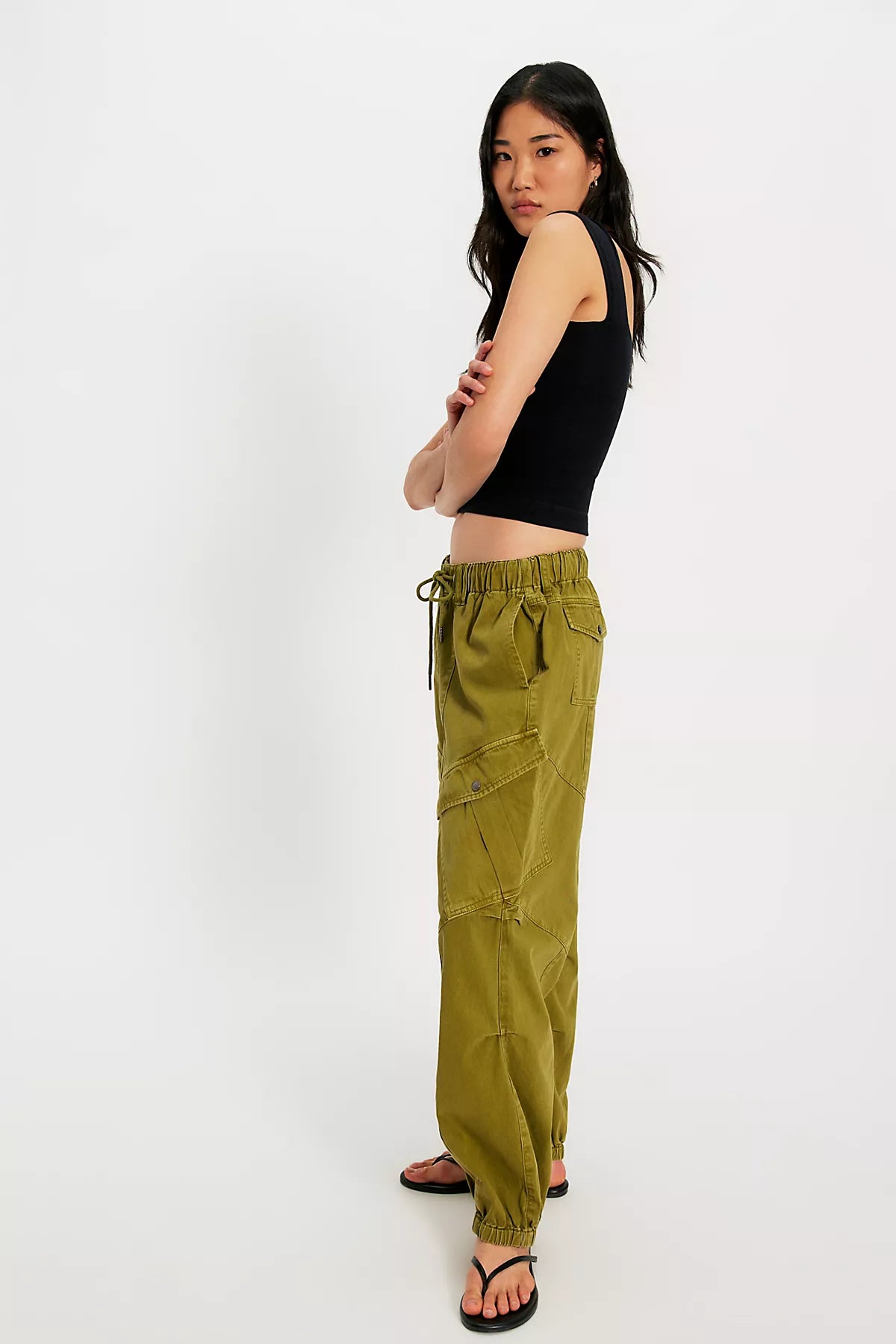 OneTeaspoon Drawstring Flight Jeans