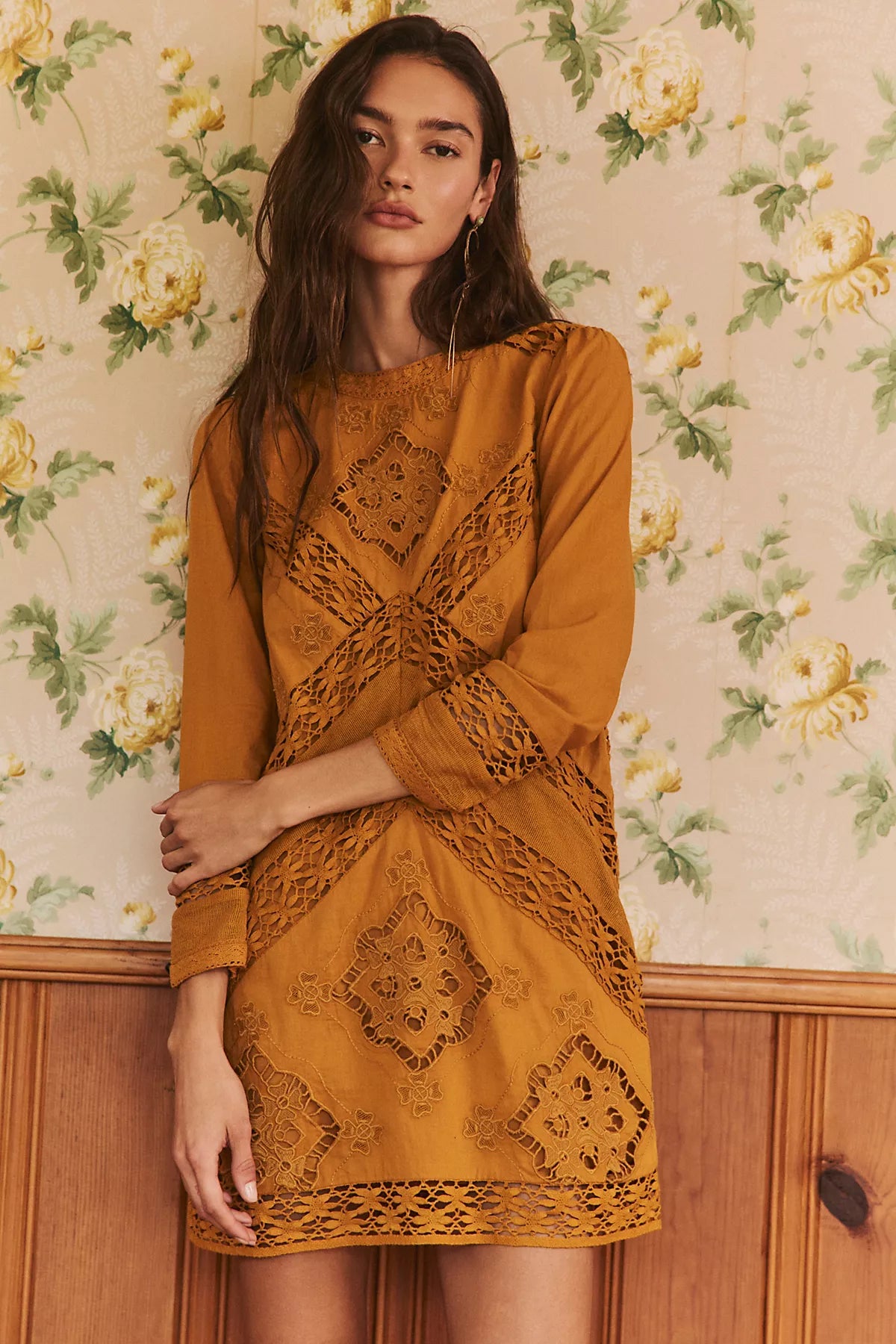 Sentimental Melody Lace Mini Dress