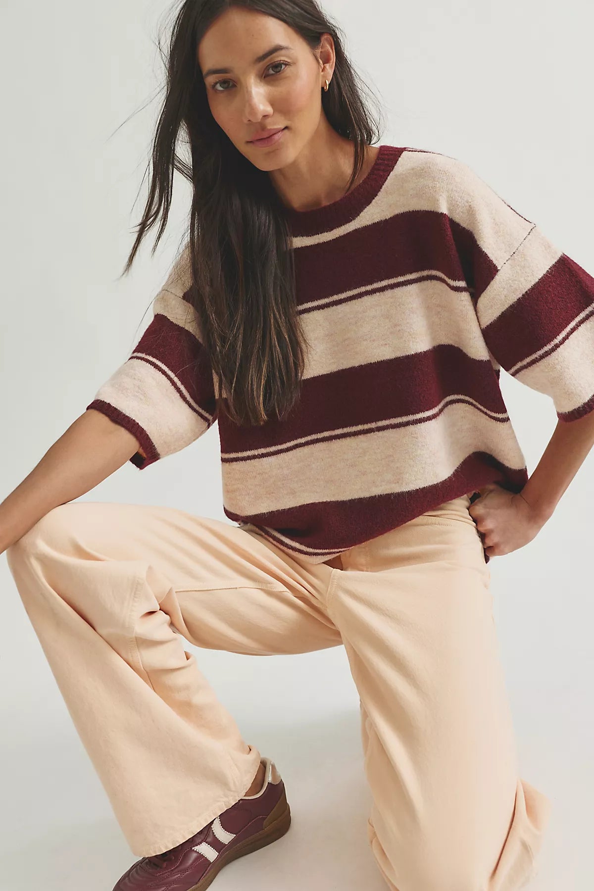 Margot Stripe SoftSpun Sweater Tee