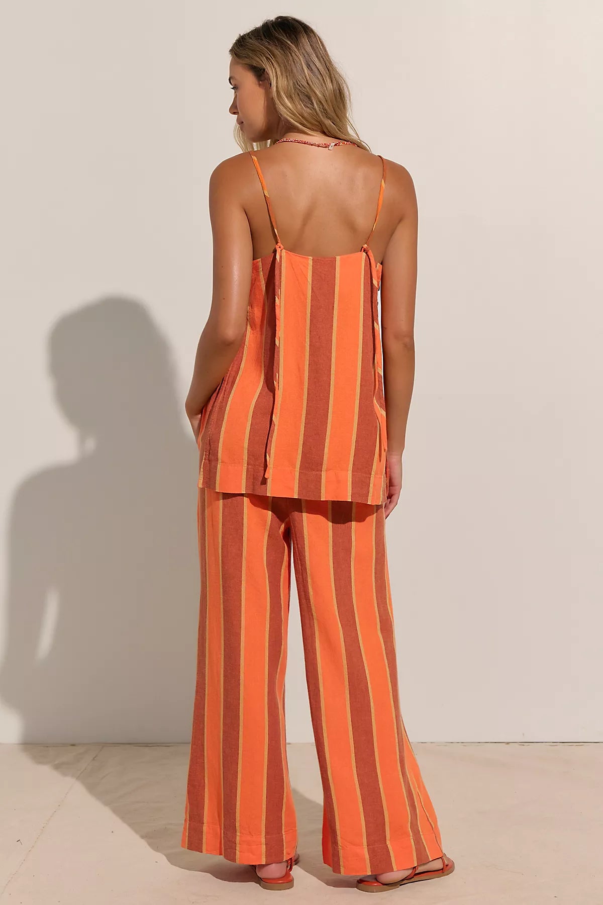 Sightseer Linen Striped Pant Set