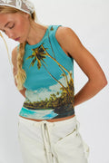 Daydreamer Beach Photo Shrunken Tank