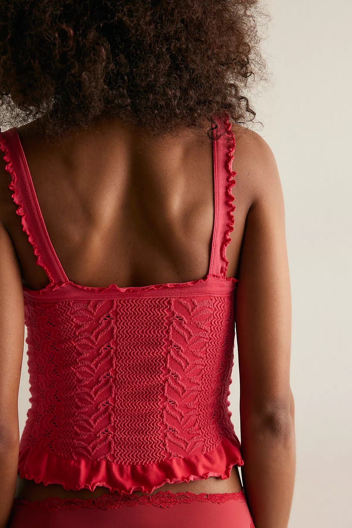 So Soft Frill Square Neck Tank