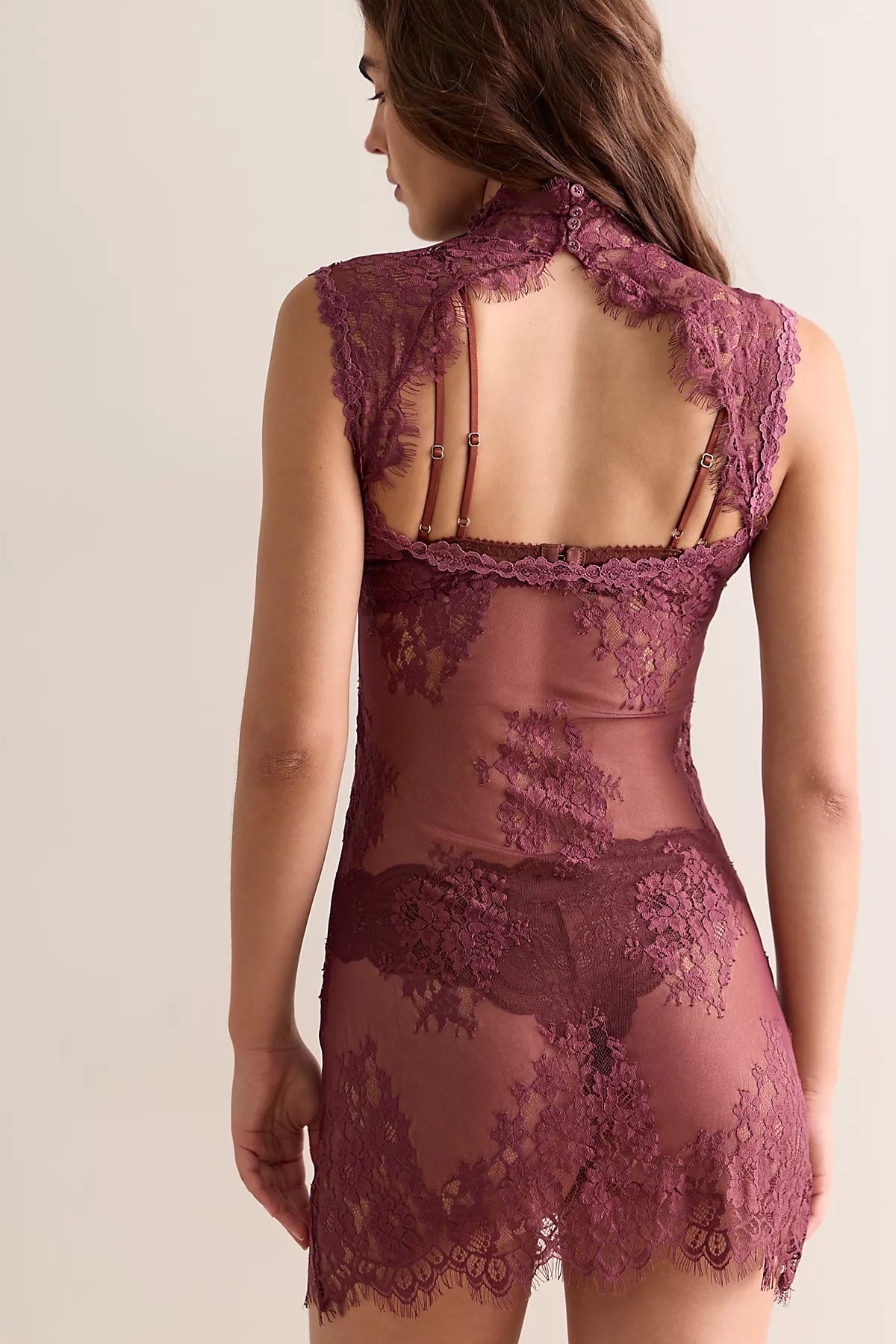 One More Time Mini Slip Dress