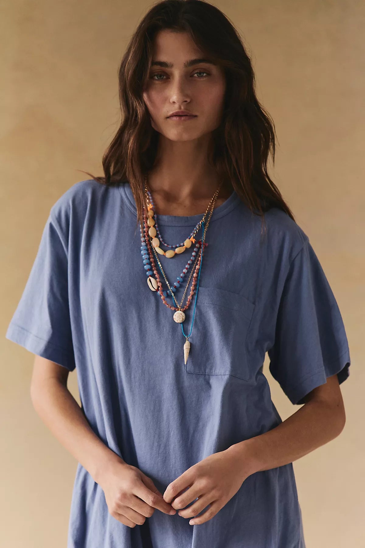 Shorebound Cotton-Jersey Mini Dress