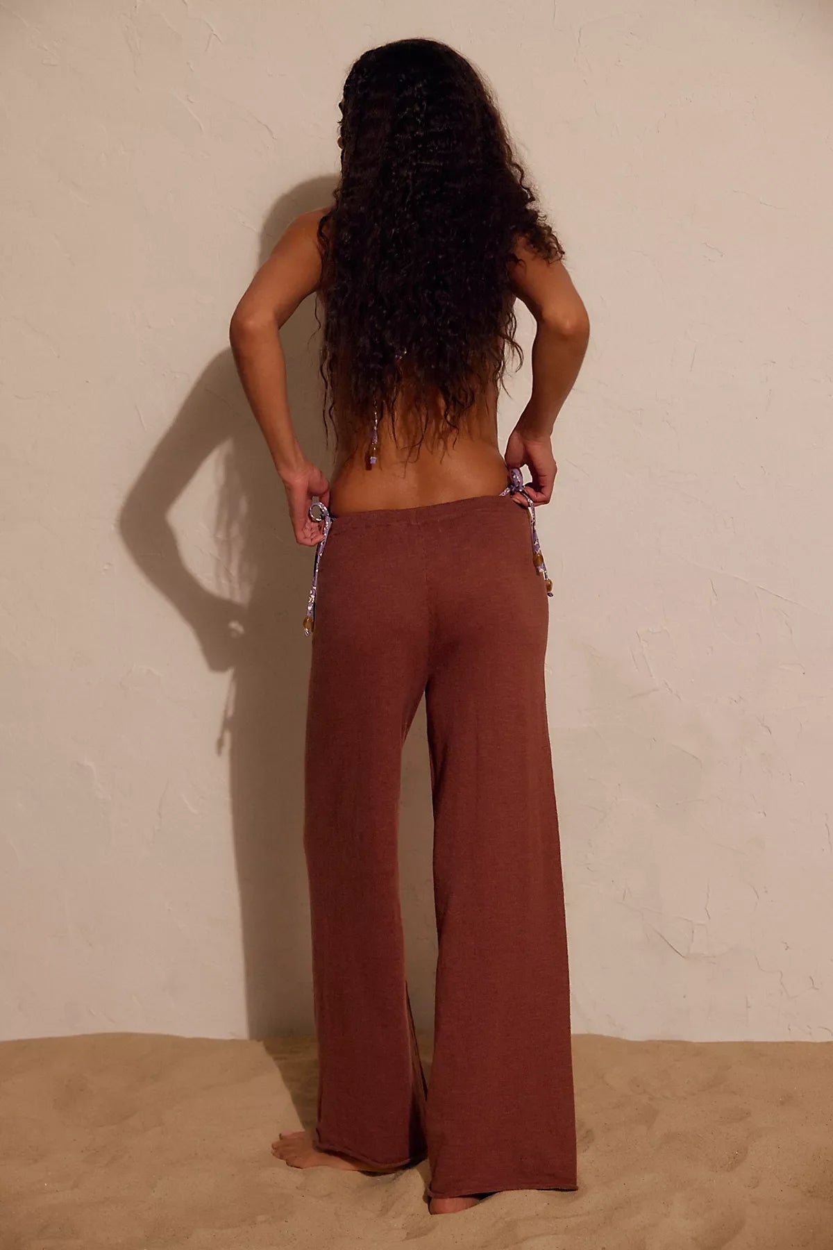 Avalon Cotton-Linen Sweater Pants
