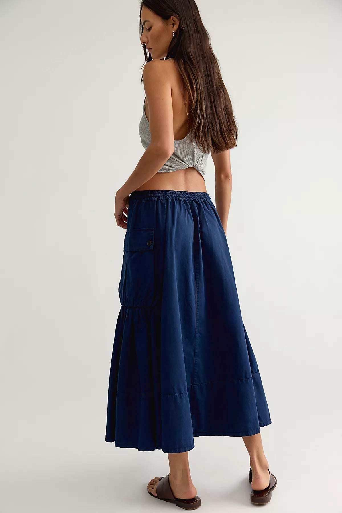 We The Free Trailblazer Cargo Midi Skirt