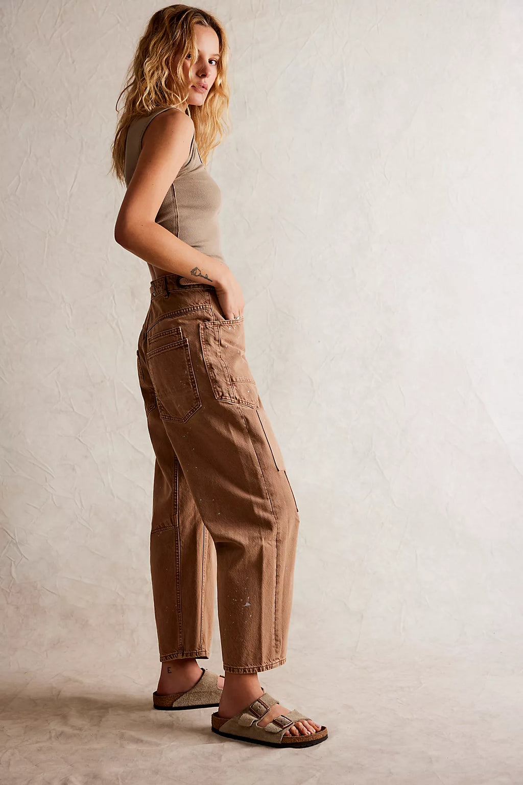 We The Free Moxie Pull-On Barrel Jeans