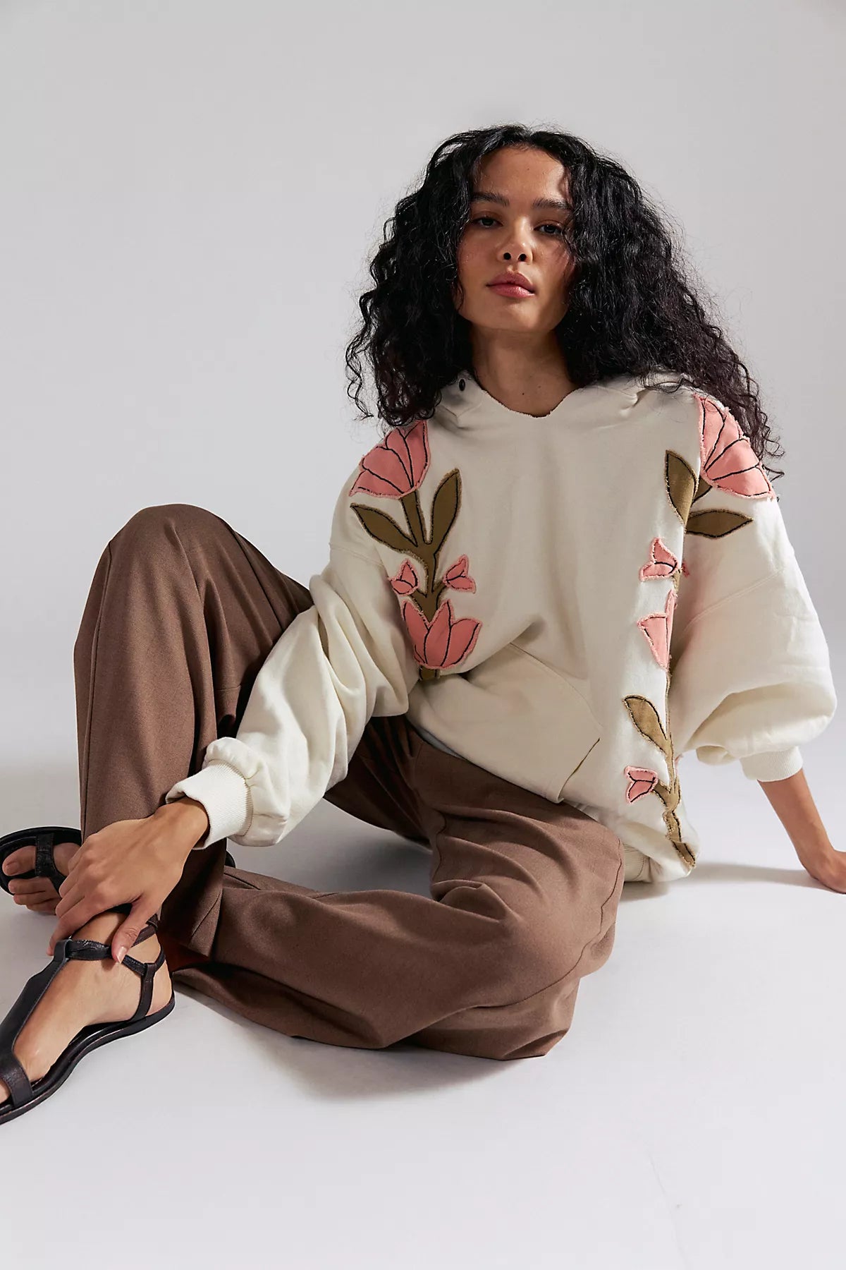 We The Free It's A Vibe Flowers Hoodie