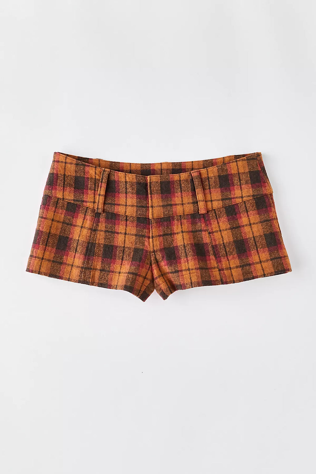 Ana Plaid Micro Shorts