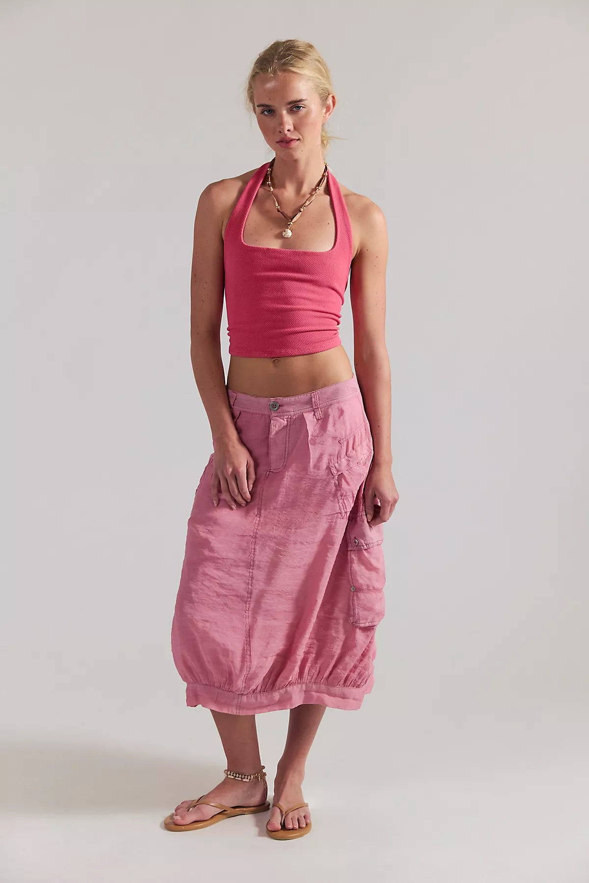 Round Two Pique Low-Back Tank
