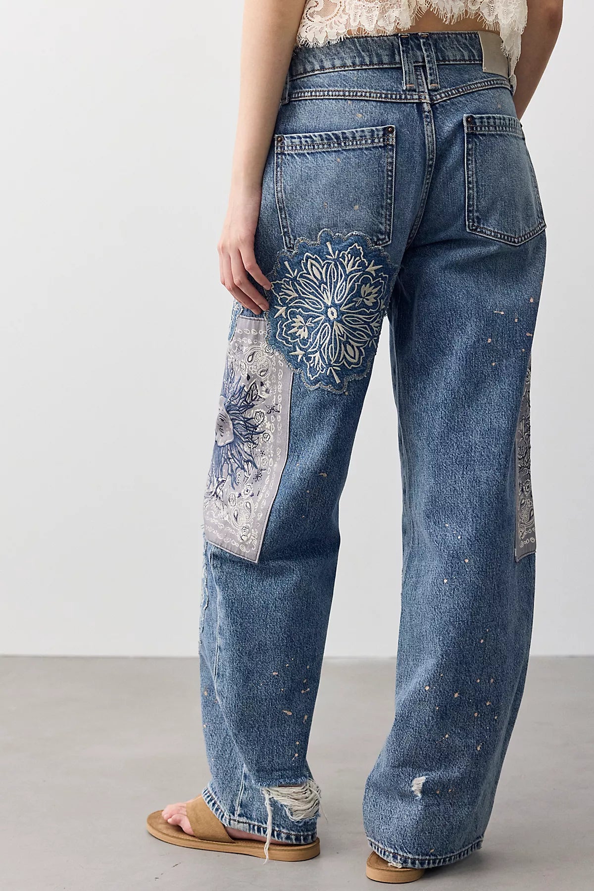 We The Free Reverie Patchwork Jeans