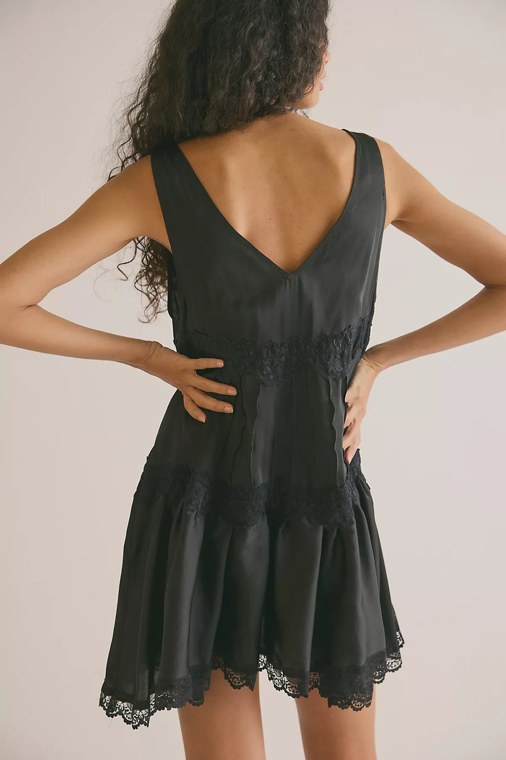 In This Groove Mini Slip Dress