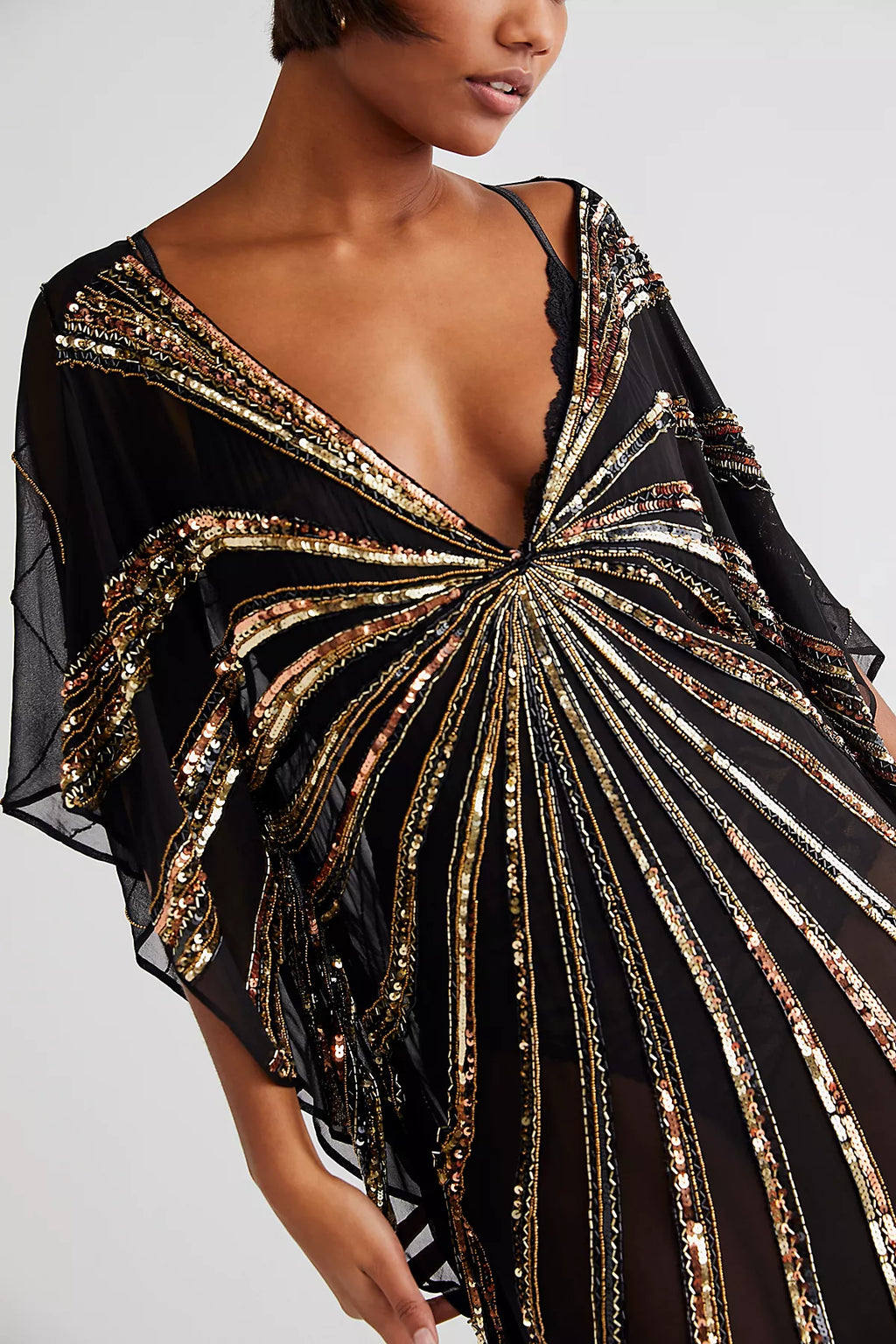 Starburst Avenue Embellished Kaftan