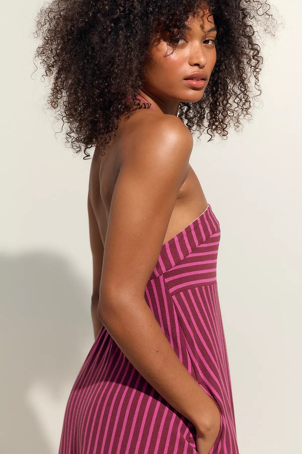 Sadie Striped Midi Dress
